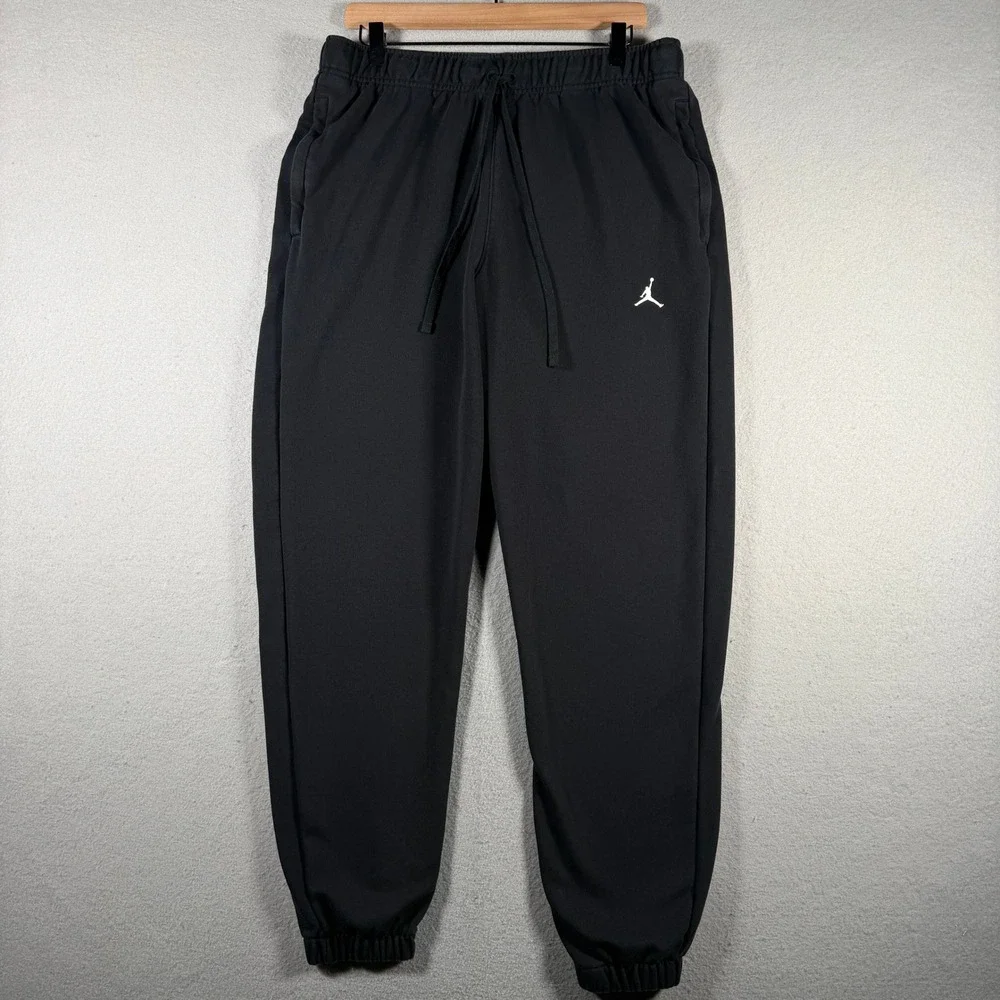 Jordan Dri-FIT Sport Woven Pants Mens Large Black Joggers FV8608-010